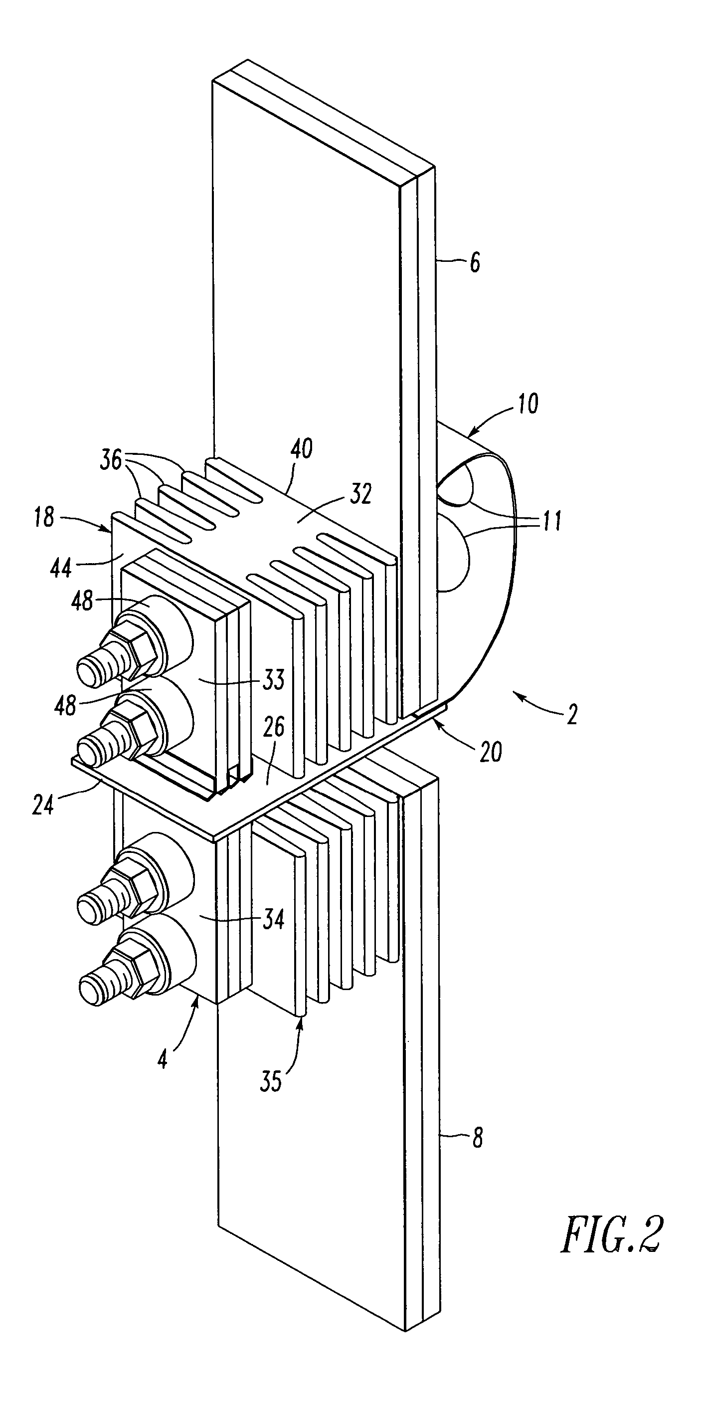Fuse barrier and power circuit employing the same
