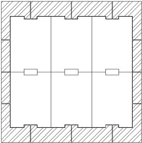 Method and substrate for improving warpage of asymmetric copper thick substrate