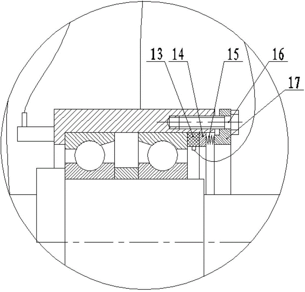 Space rolling bearing comprehensive performance experiment device