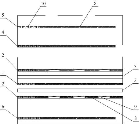 Roadway tunneling variable-diameter slotting structure and method