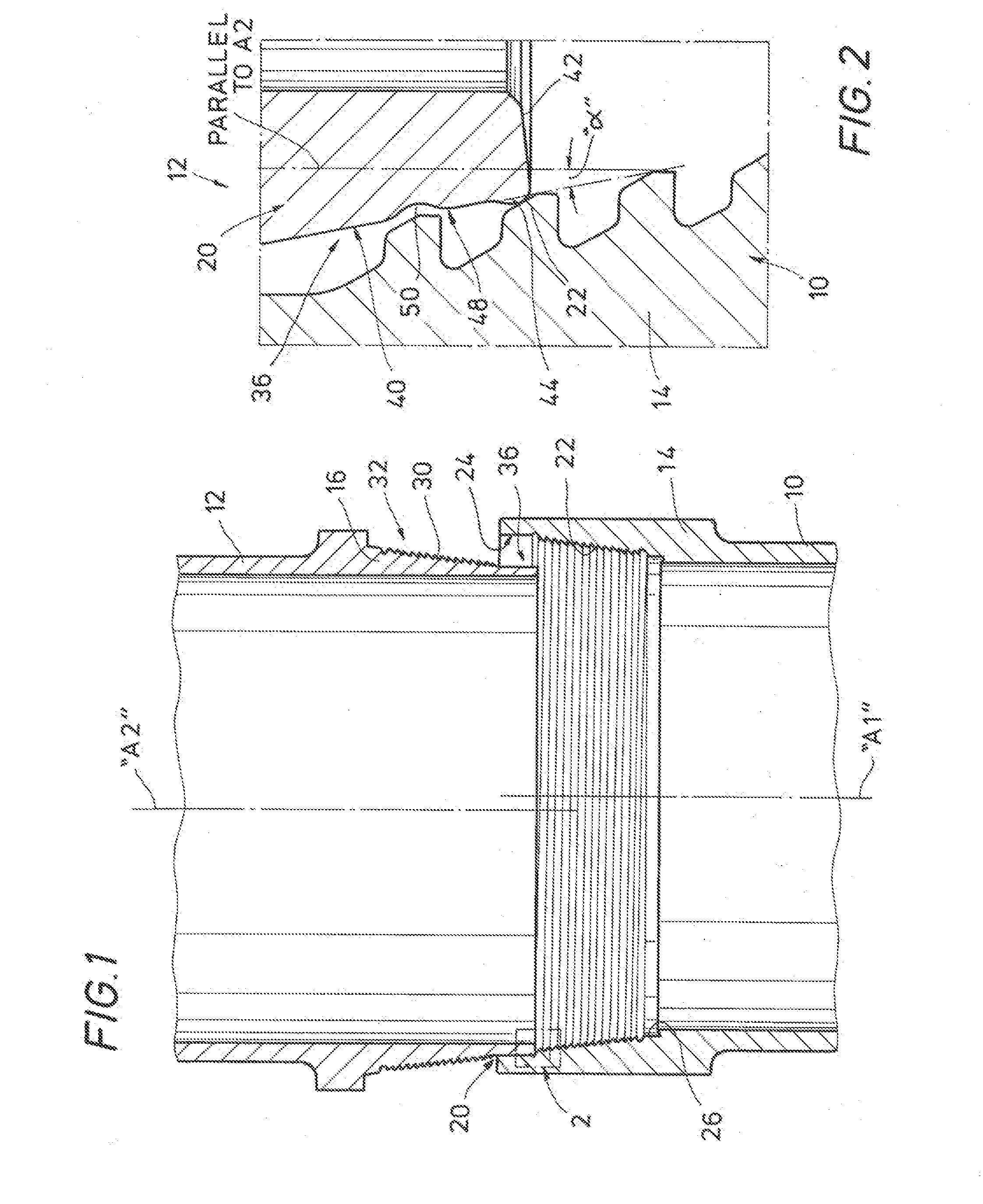 Alignment guide feature for metal to metal seal protection on mechanical connections and couplings