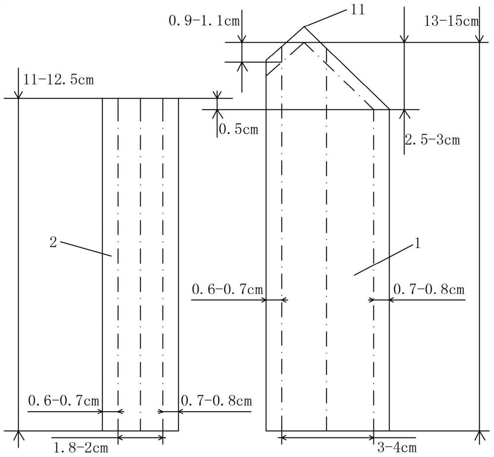 A method of cutting and sewing men's shirt sleeves