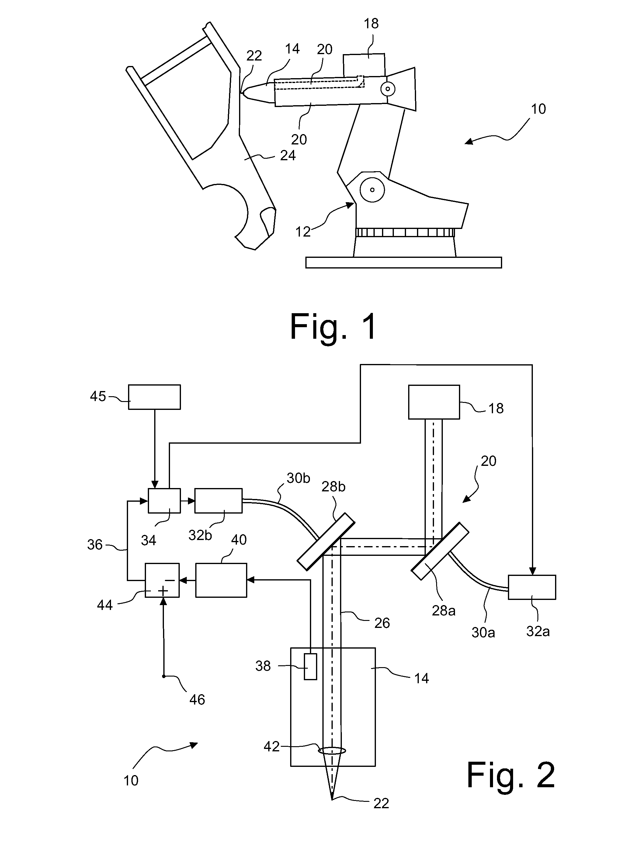 Adaptive Mirror for a Laser Processing Device