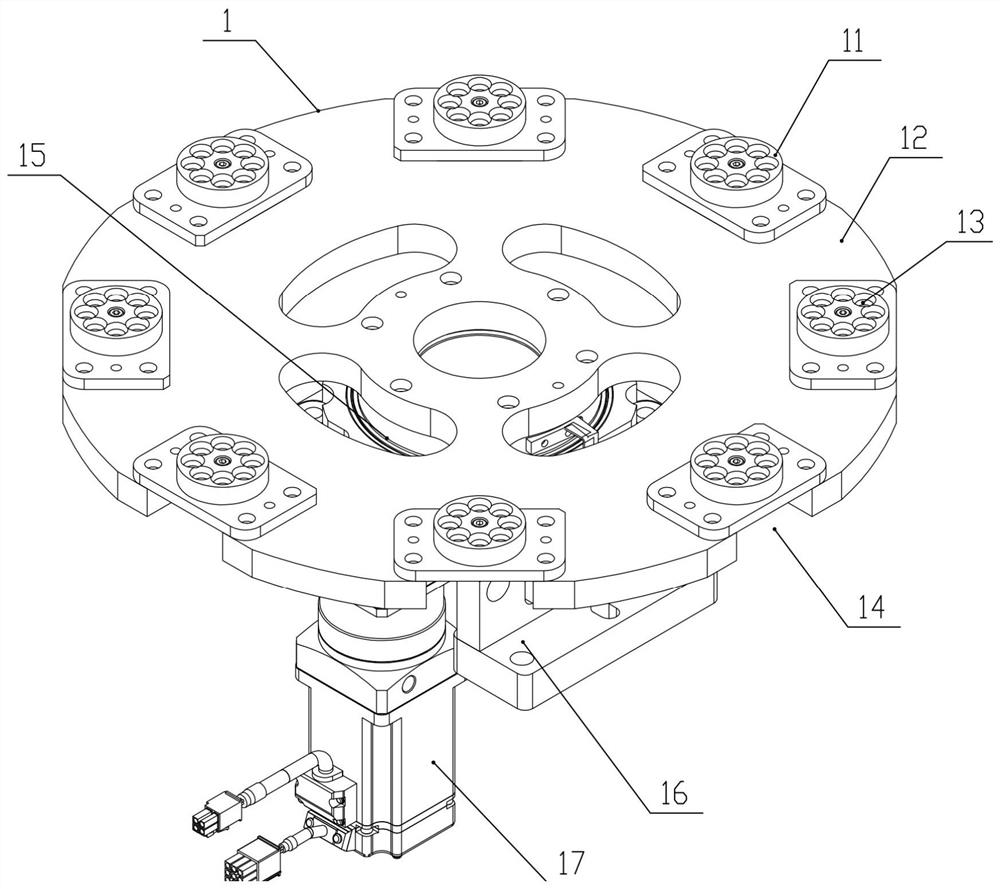 Automatic feeding and discharging magnetizing equipment for annular device