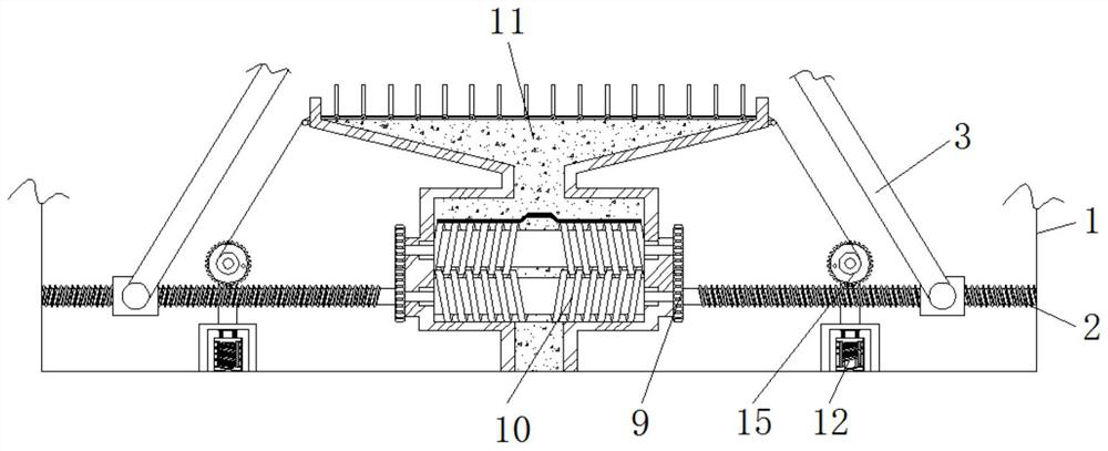 Rotatable computer heat dissipation and dust removal equipment