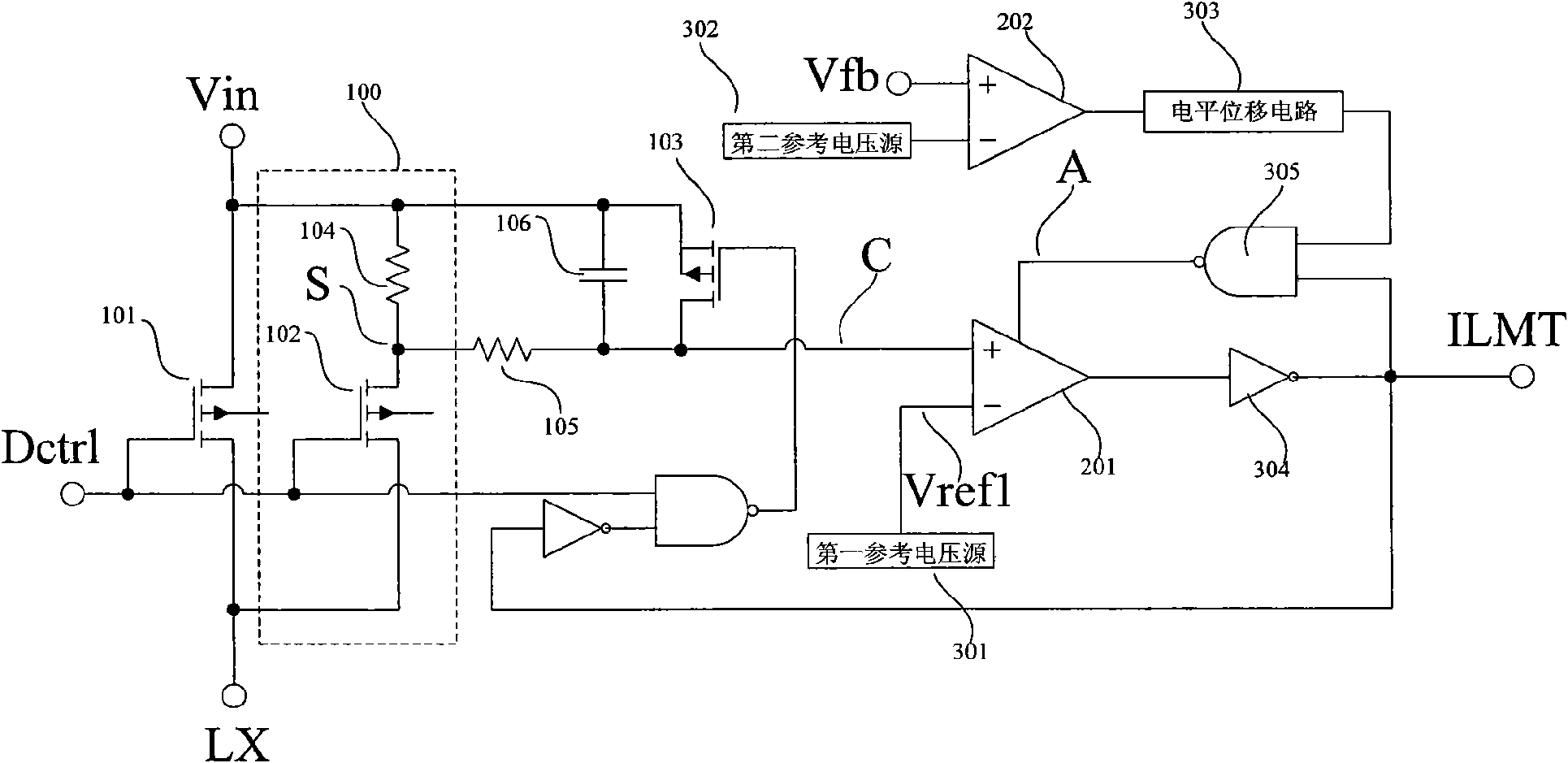 PWM buck convertor with overcurrent protection function