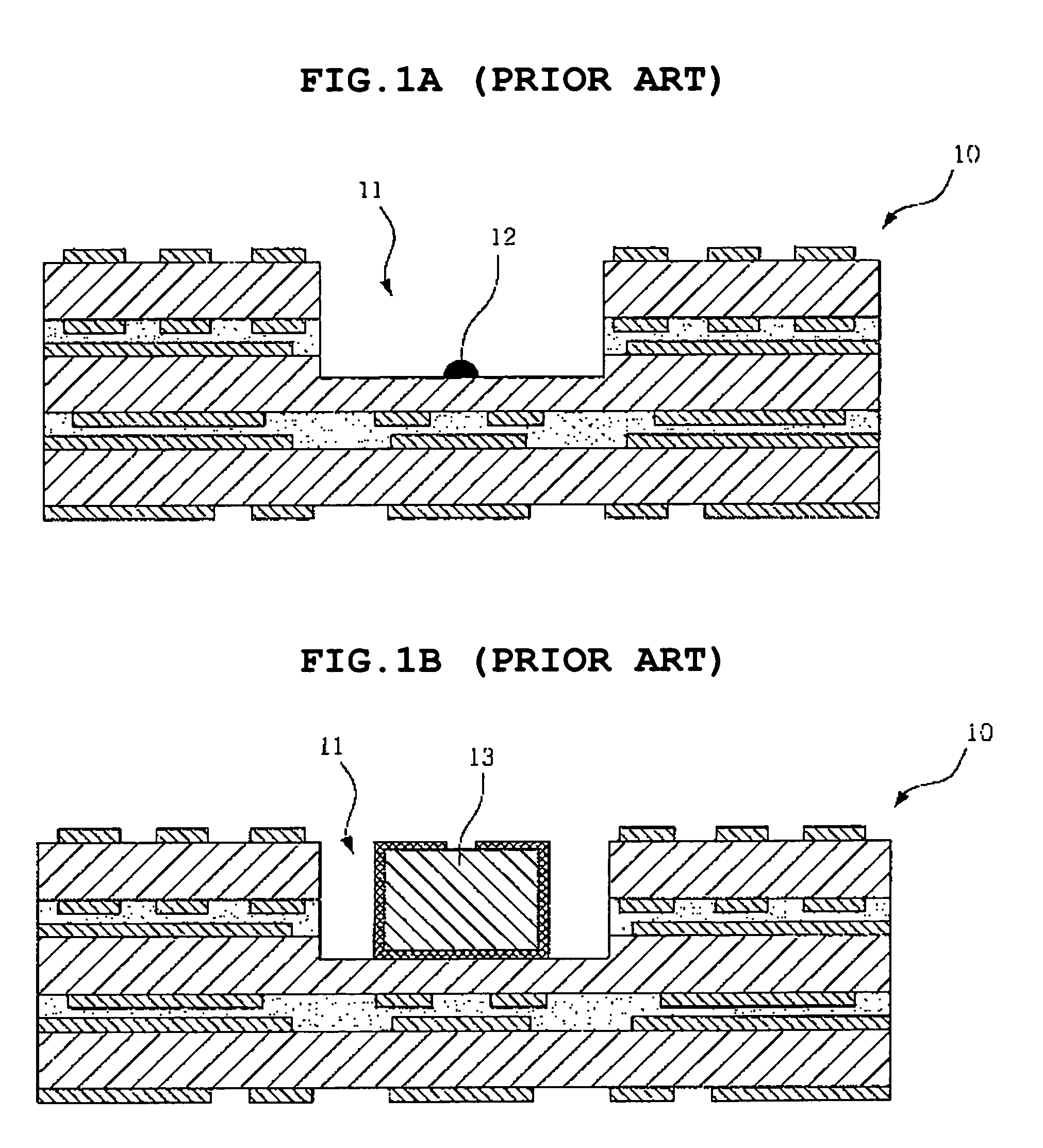 Embedded chip printed circuit board and method of manufacturing the same