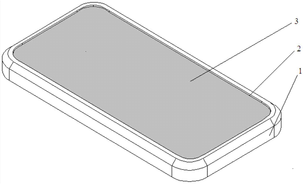 A polishing device and polishing method for the curved surface of a mobile phone panel