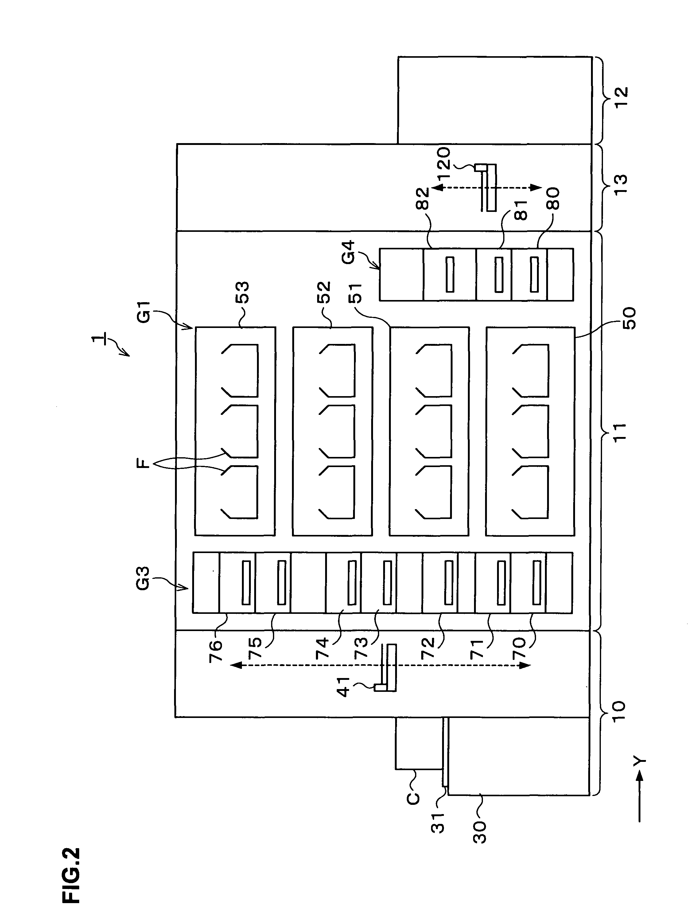 Substrate transfer apparatus and substrate treatment system