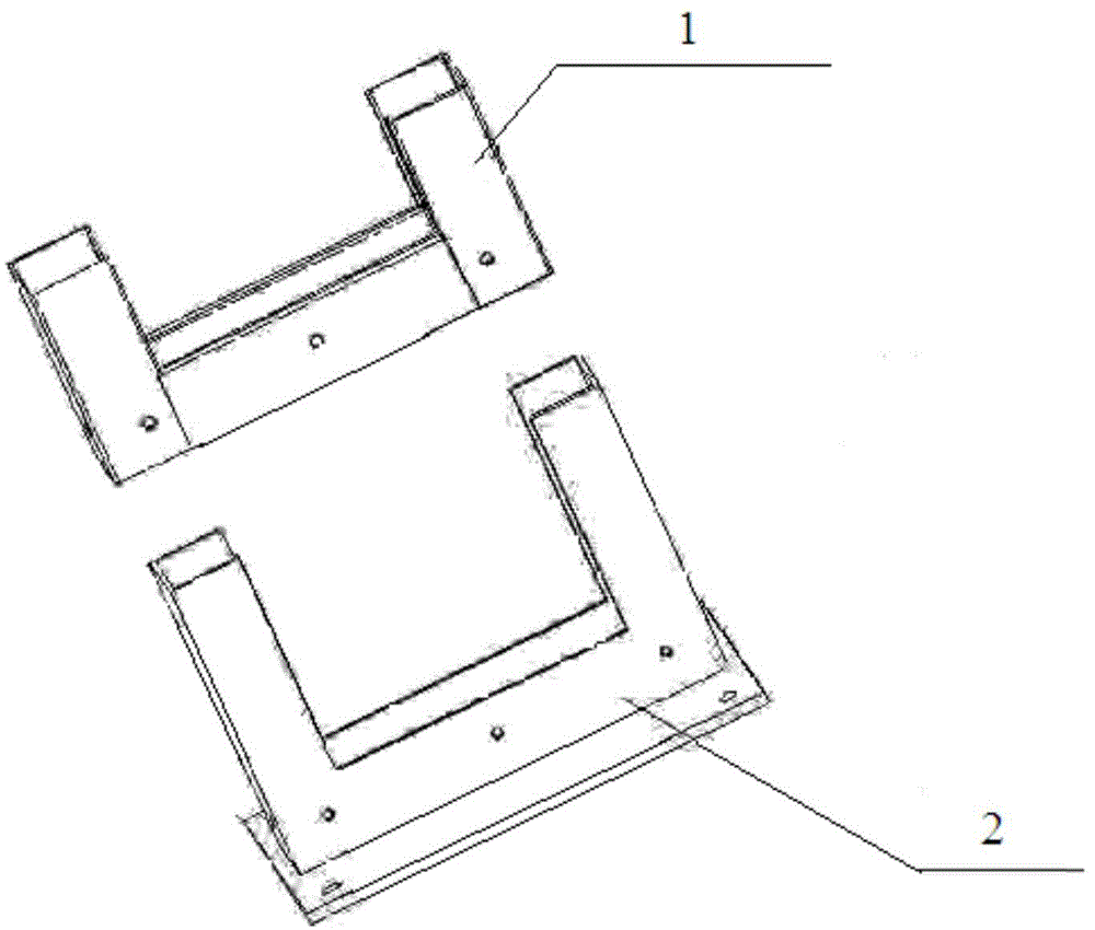 Telephone booth upright post component