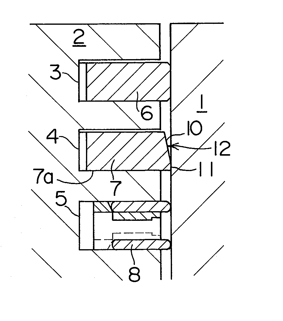 Piston device for internal combustion engines