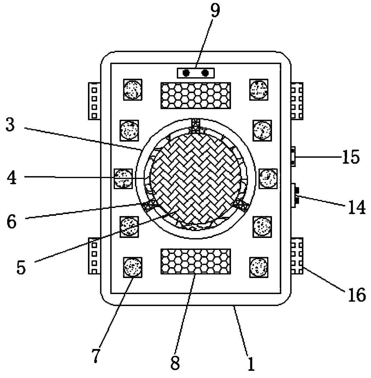 Emergency braking device with mistaken touch prevention function for automobile