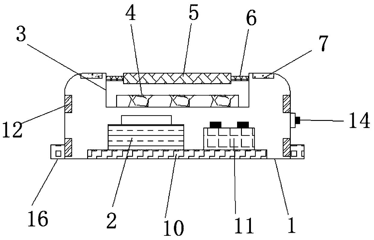 Emergency braking device with mistaken touch prevention function for automobile