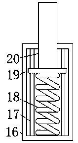 Damping and mounting structure of compressor