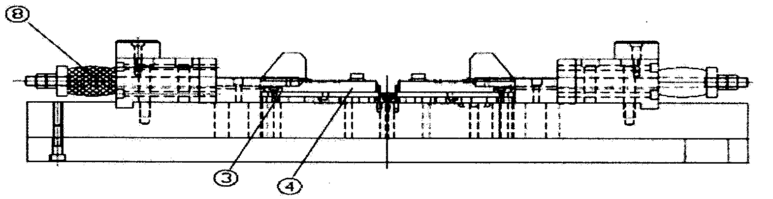 Forming method of square guide rail