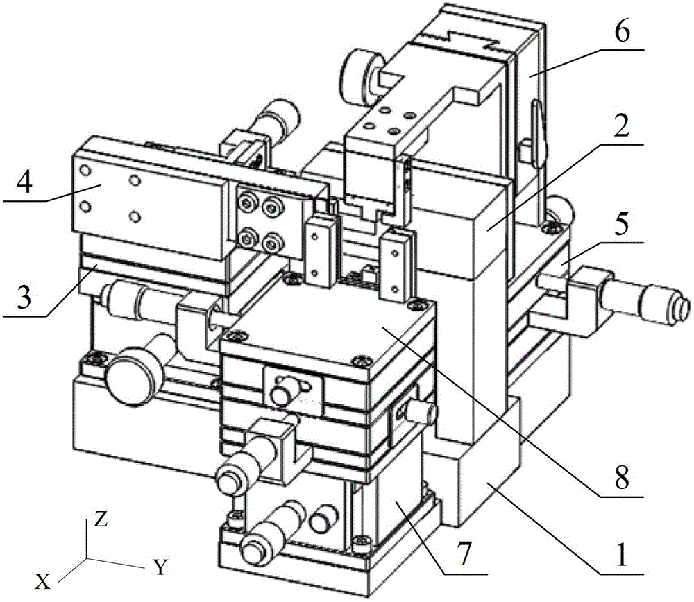 Balance force type electromagnetic relay clamping device with adjustable parameters