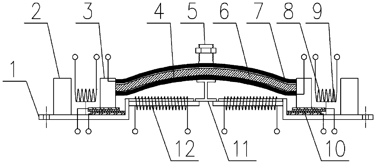 Shock absorbing pad for composite generator