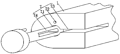 A press-type dental floss stick that can increase the area based on the combination of deflection angles