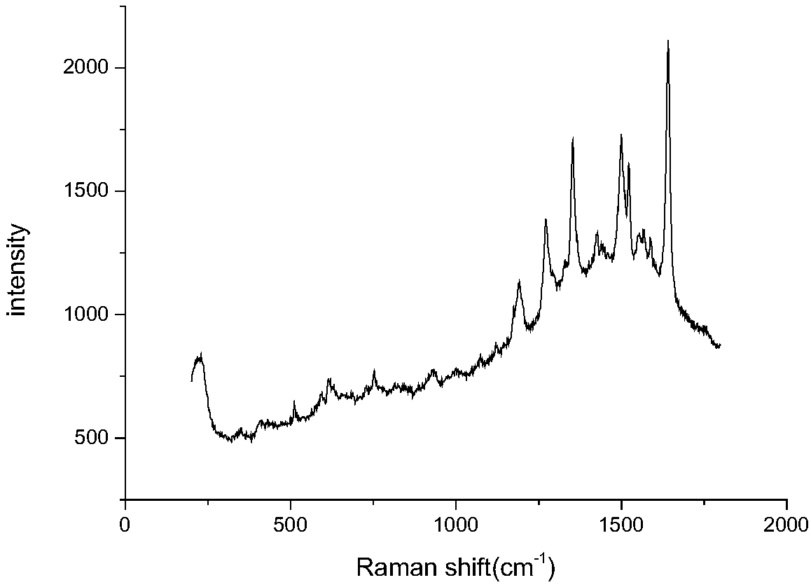 Preparation method of silver nanowire with surface Raman enhancement effect