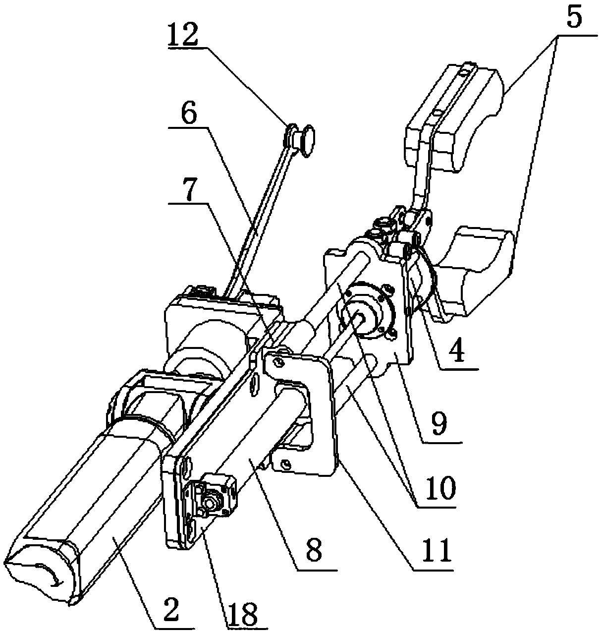Clamping device and method for two-for-one twister winding bobbin