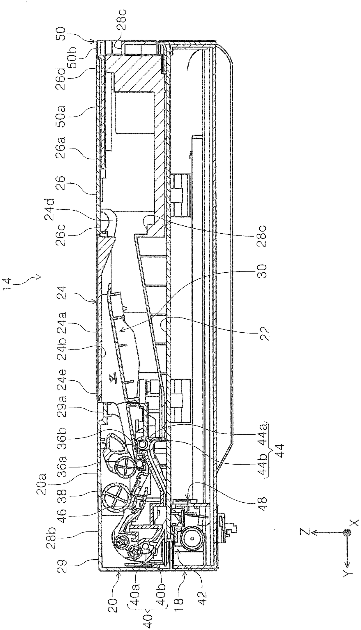 Medium transport device and image reading apparatus