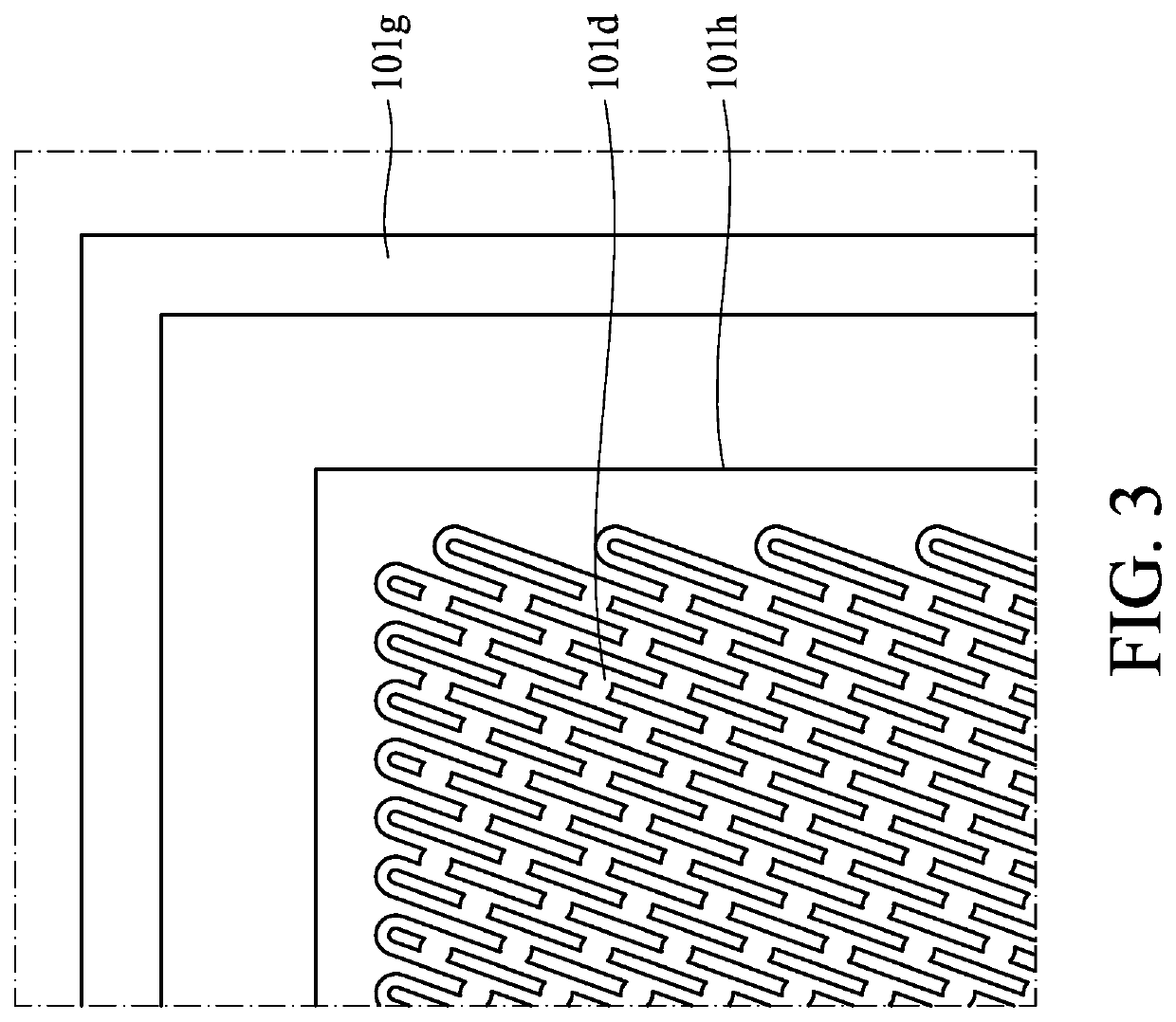 Semiconductor structure having dummy pattern around array area and method of manufacturing the same
