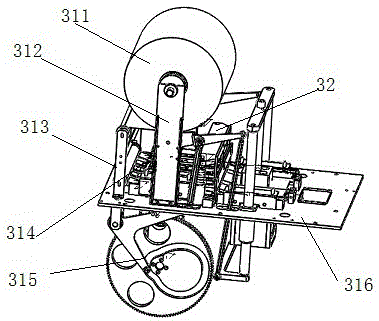 Roll paper supply device