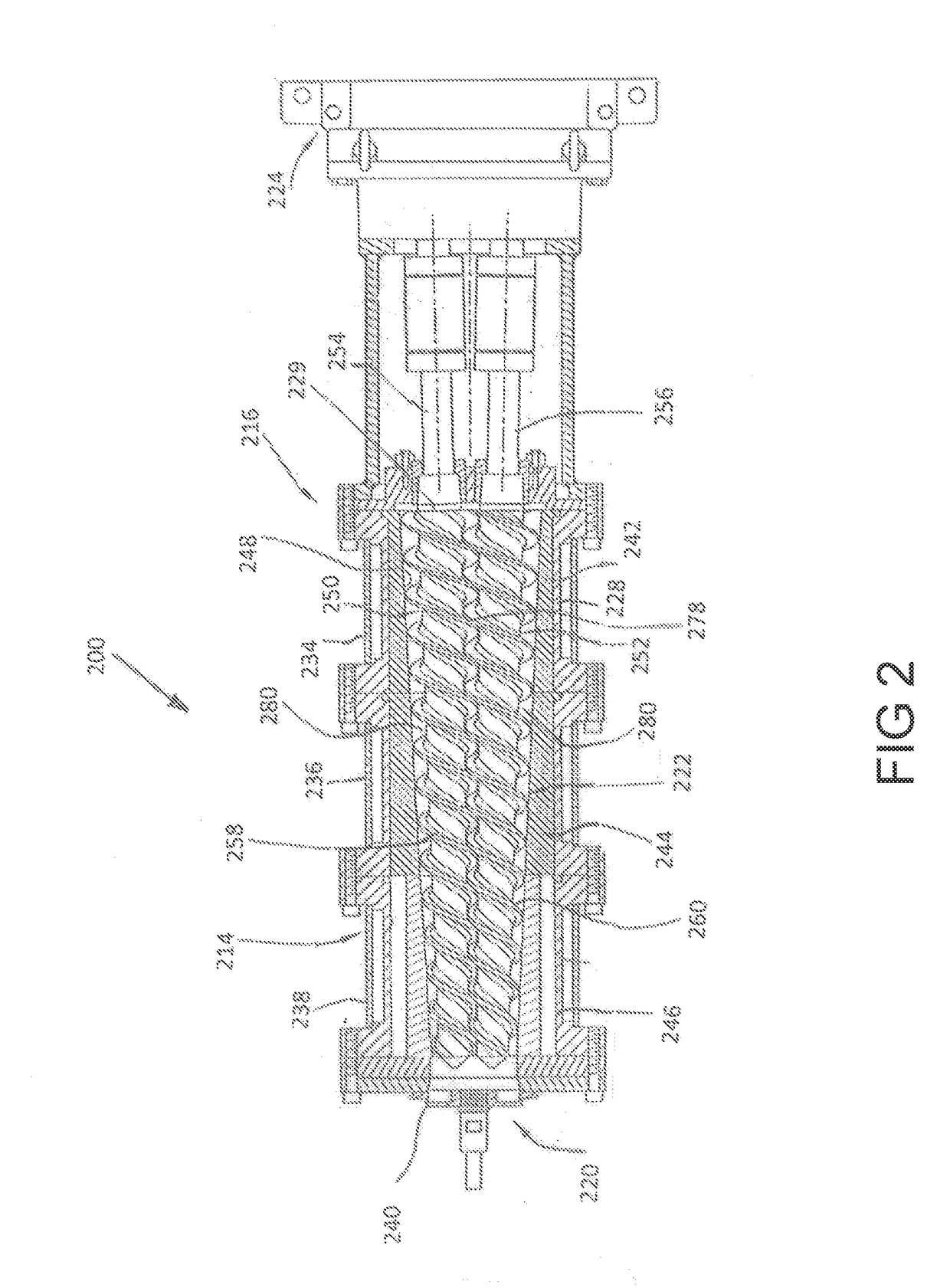 Solid/fluid separation device and method