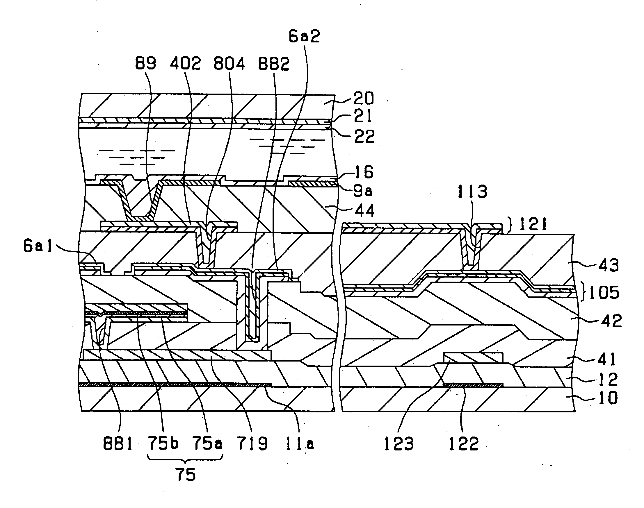 Substrate having a planarization layer and method of manufacture therefor, substrate for electro-optical device, electro-optical device, and electronic apparatus