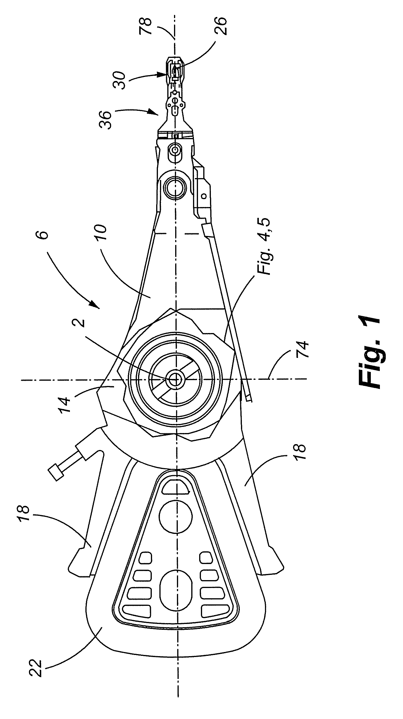 Asymmetric actuator bearing