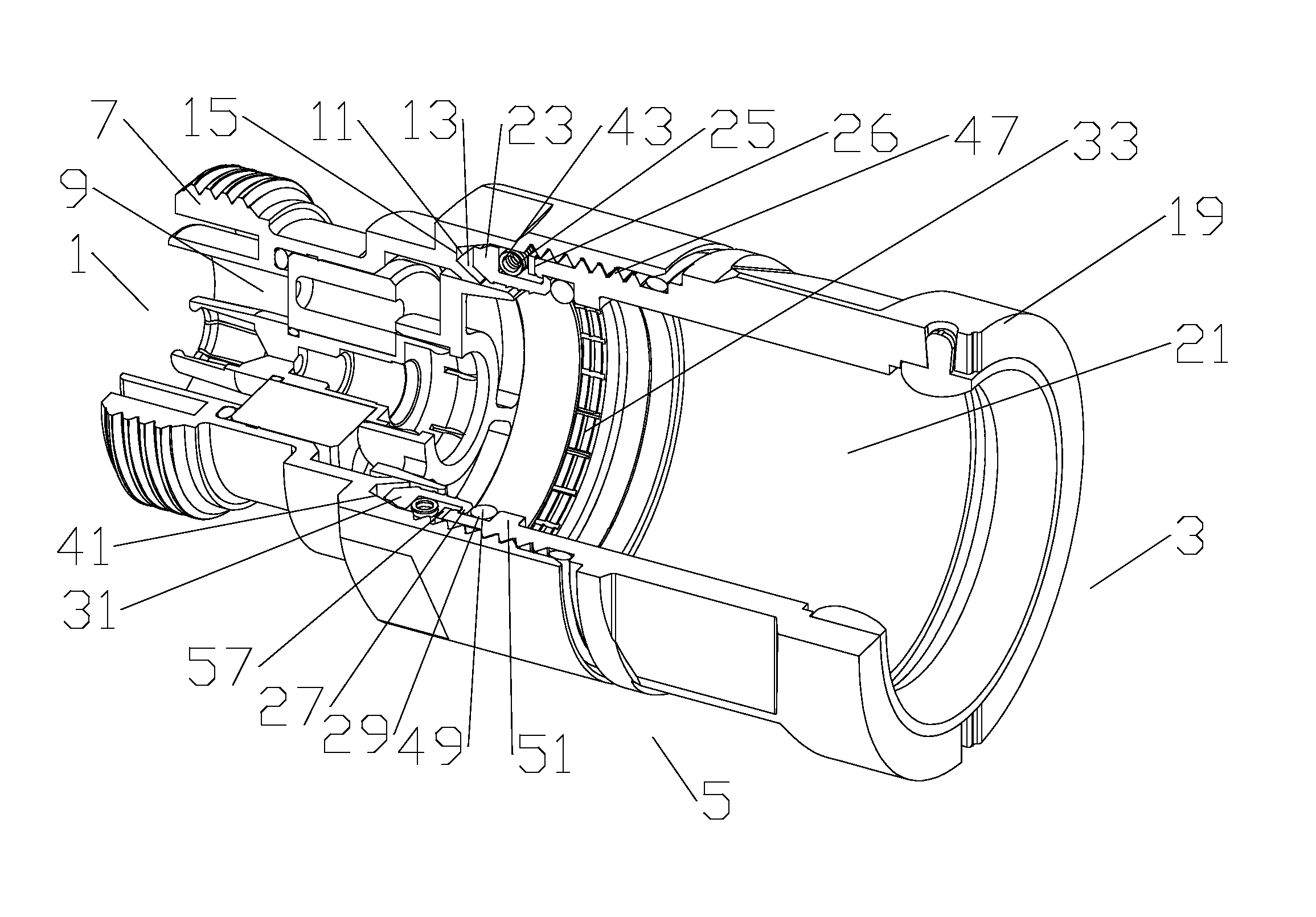 Slip Ring Contact Coaxial Connector