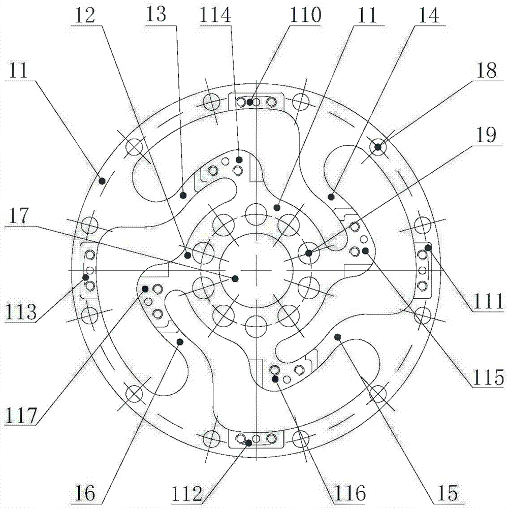 Embedded three-dimensional force and torque measuring device for light-weight flexible mechanical arm joint