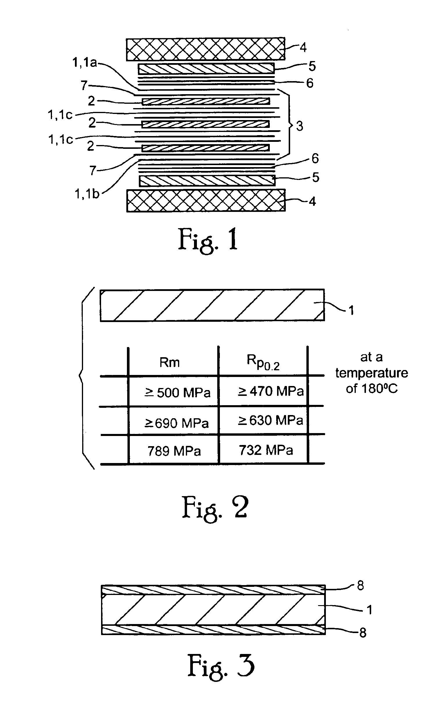 Partition or method for producing a partition for a multilayer pressed packet