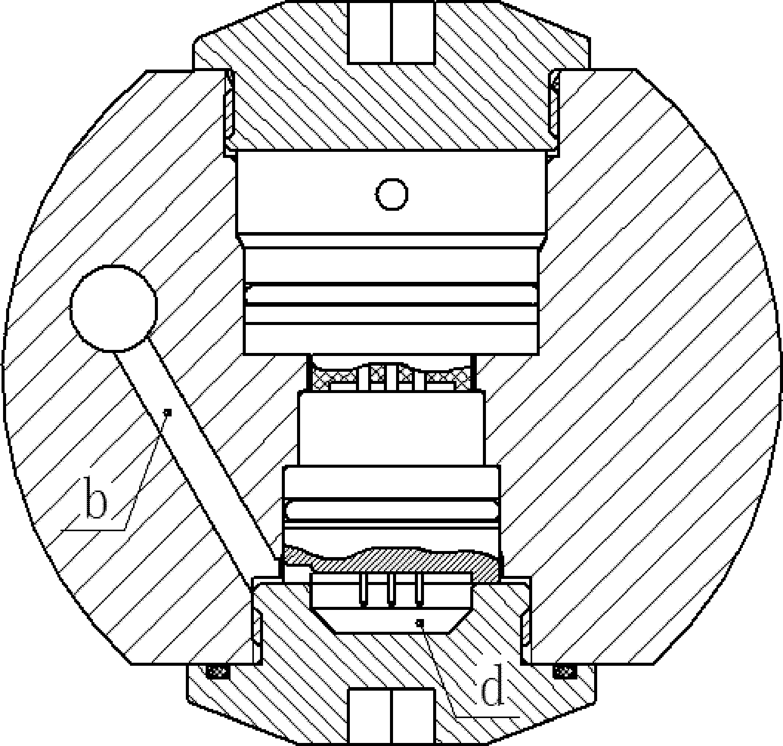 Compound measuring device for resistivity and temperature of fluid