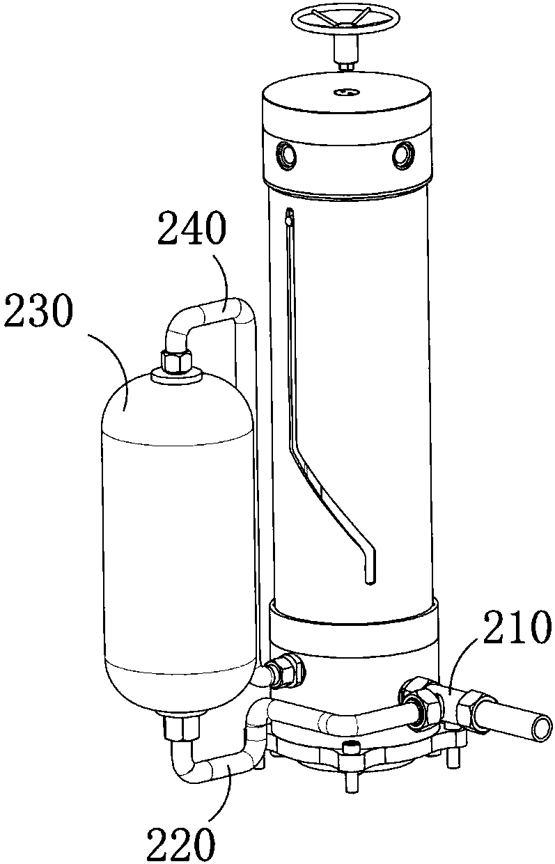 Radial radial multi-interface fire hydrant water supply device