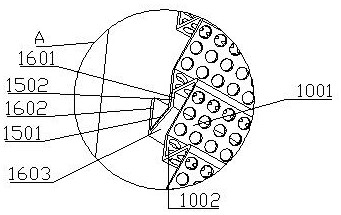 Assembly type wavy perforated profiled aluminum plate mounting device