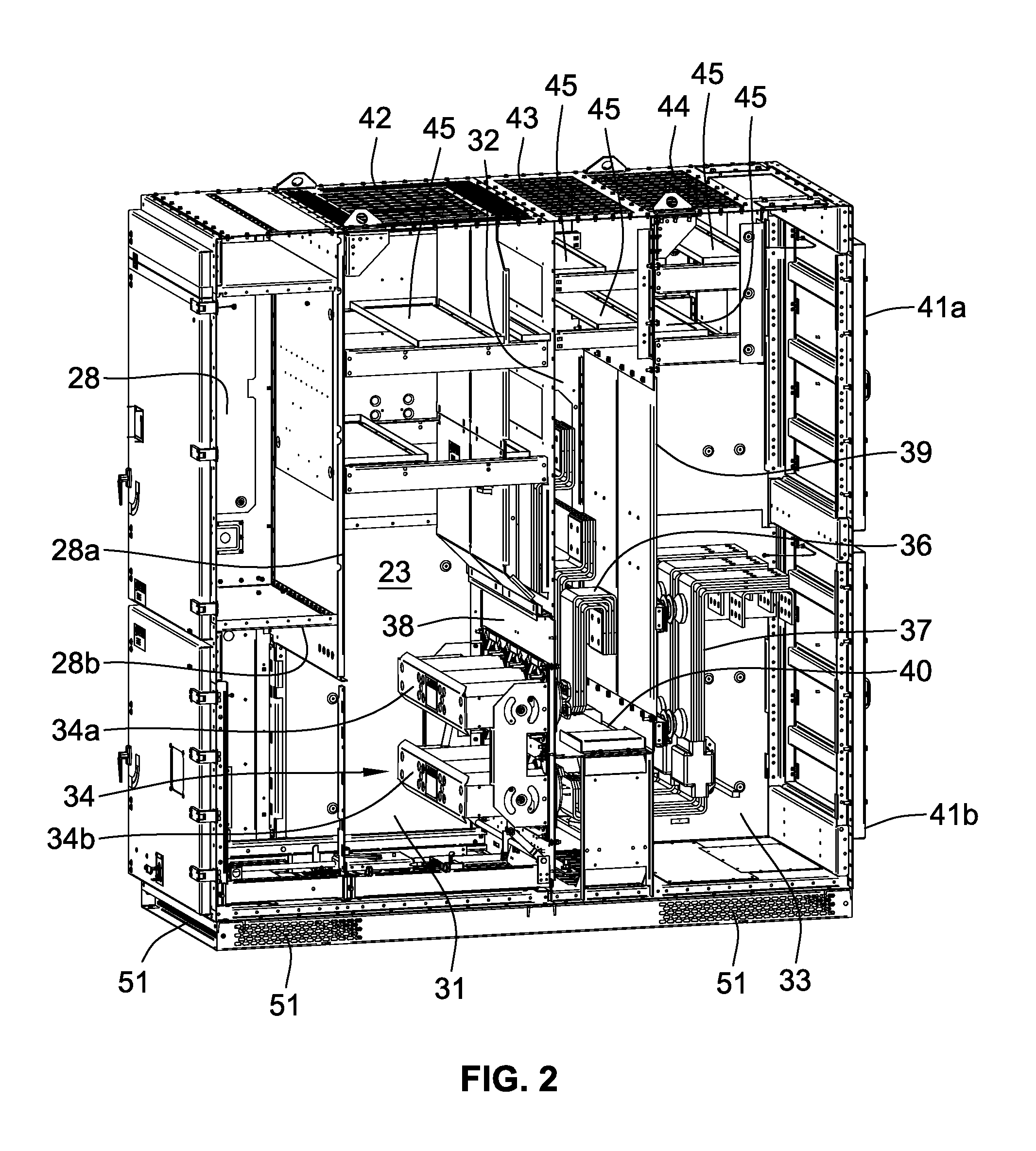 Arc-resistant switchgear enclosure with ambient air ventilation system
