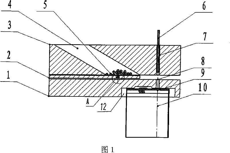 Sealing device for steel ball conveying and press-in of lithium ionic cell