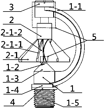 Fixed sprinkling irrigation sector nozzle