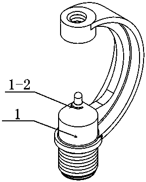 Fixed sprinkling irrigation sector nozzle