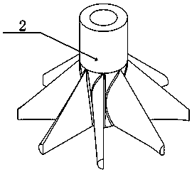 Fixed sprinkling irrigation sector nozzle