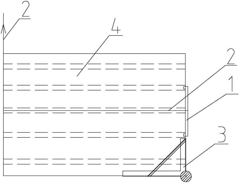 Mounting method of lightweight partition wallboard