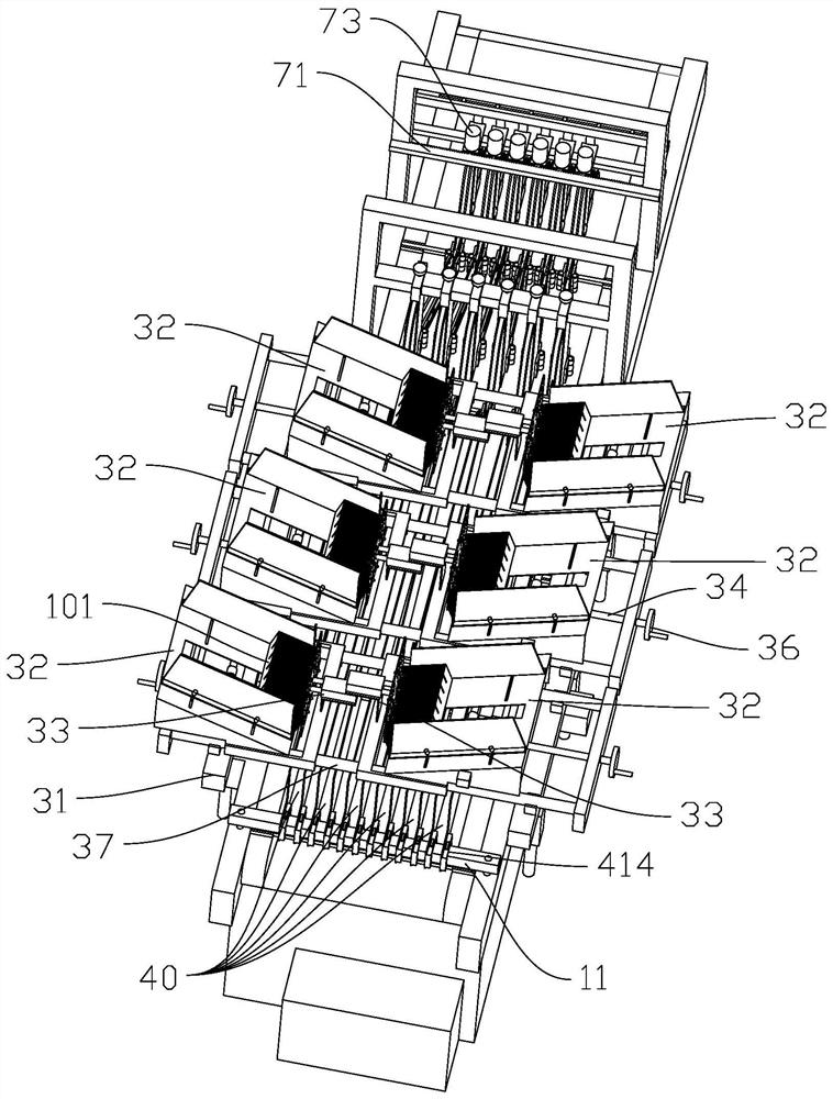 Full-automatic grid inserting machine