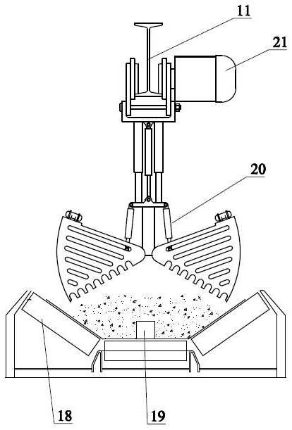 A mine intelligent iron removal system and iron removal method