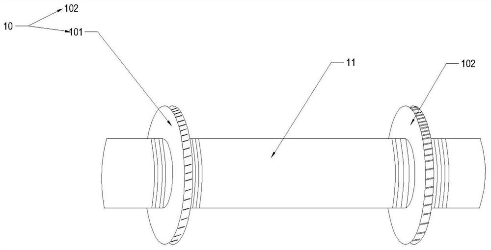 Metal powder metallurgy duplicate gear, preparation method and machining equipment