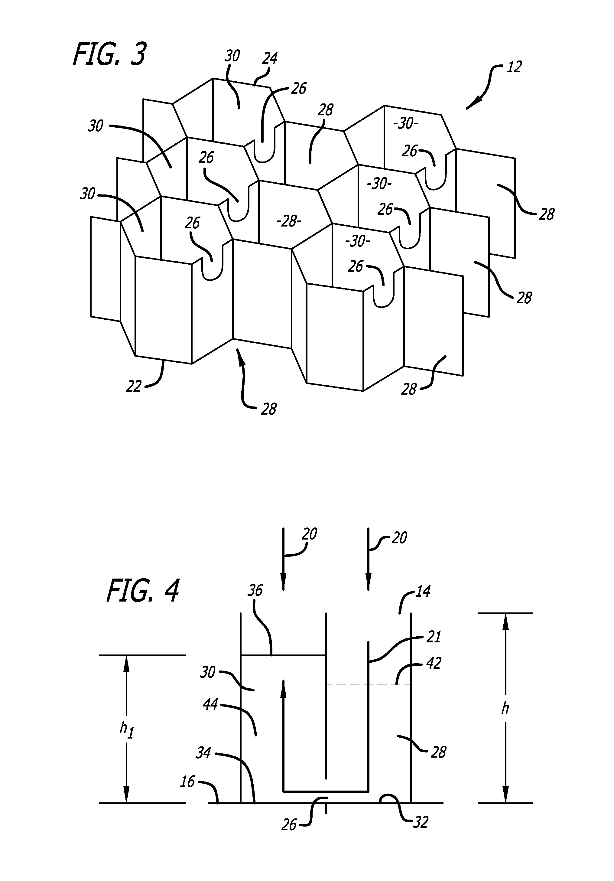 Acoustic structure with increased bandwidth suppression