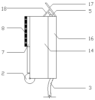 Three-dimensional column cleaning device