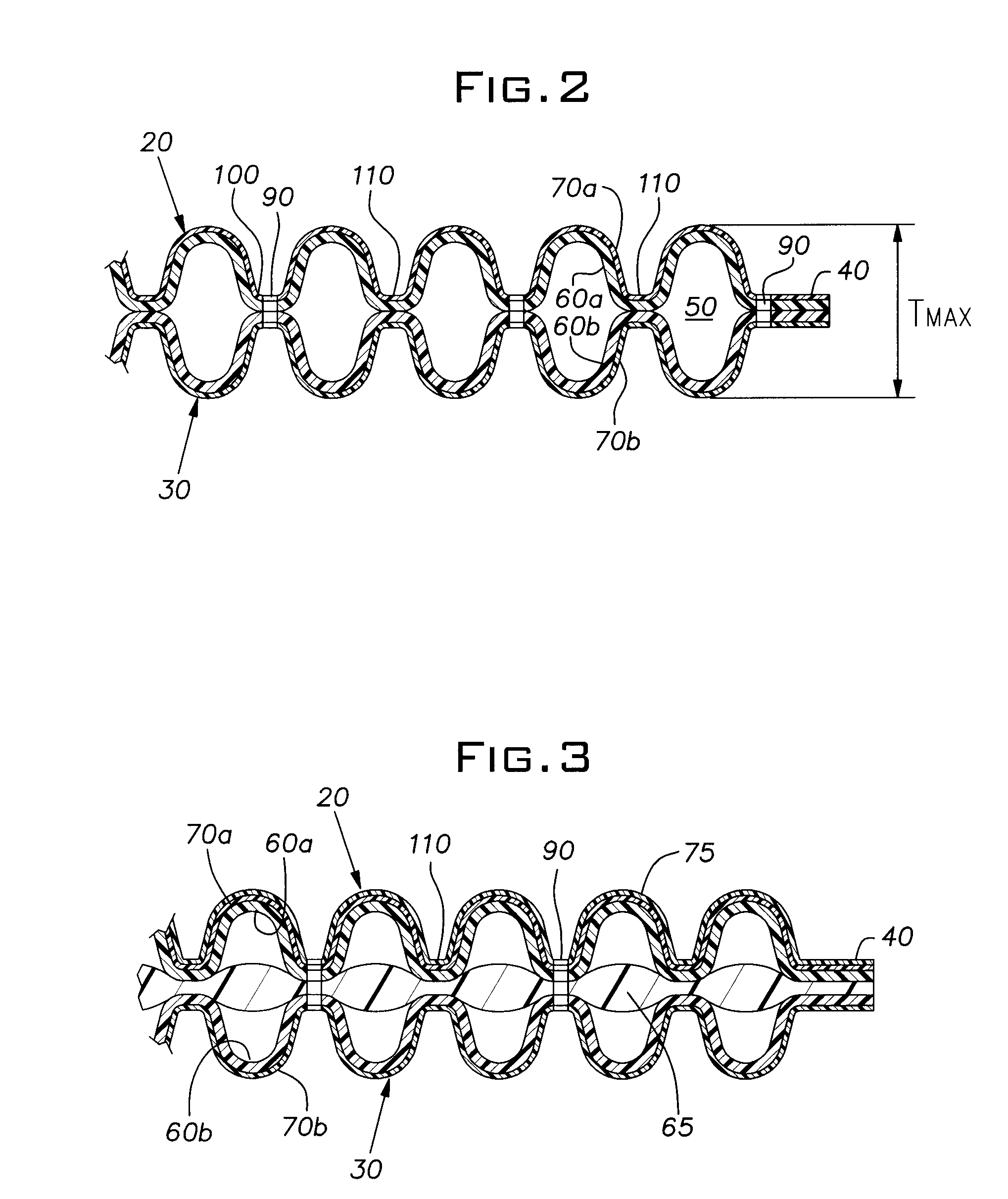 Device for dispersing and dampening impact forces