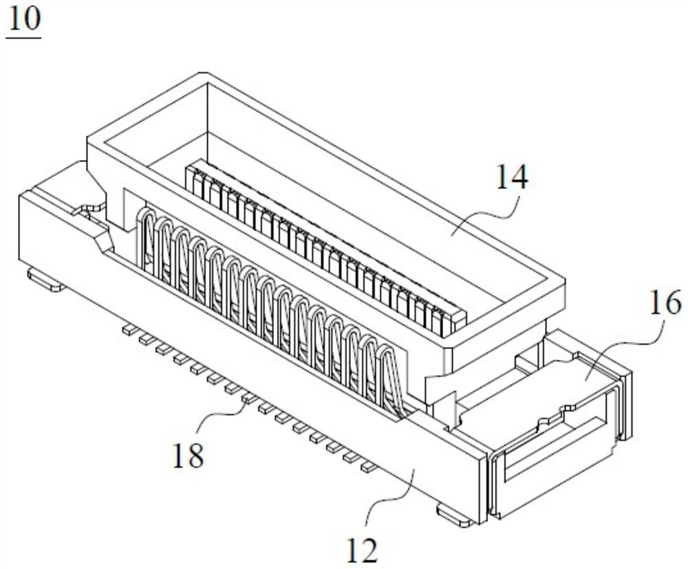 Floating connector and manufacturing method thereof