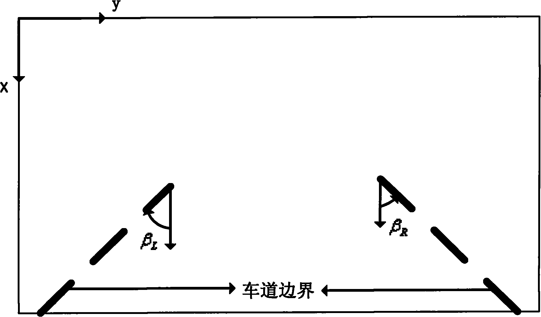 Method, device and system for determining lane departure